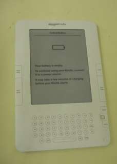  Kindle Keyboard Wireless Reader D00901 White  