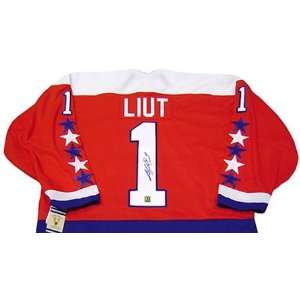 Mike Liut Autographed Jersey