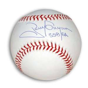  Tony Gwynn MLB Baseball Inscribed 338 BA Sports 