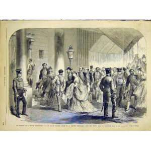  Aristocratic English Royal Party French Print 1868