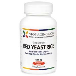  RED YEAST RICE Capsules 1200 mg   Organic. Gluten and Soy Free 