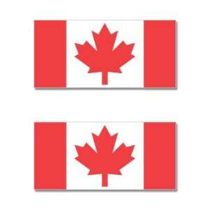  Canada Canadian Country Flag   Sheet of 2   Window Bumper 