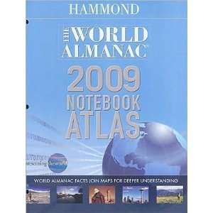  Hammond 709735 World Almanac 2009 Notebook Atlas Office 