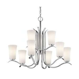    Kichler 43075CH Chandelier 9Lt Chrome Armida