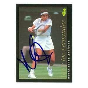  Mary Joe Fernandez autographed Tennis card Everything 