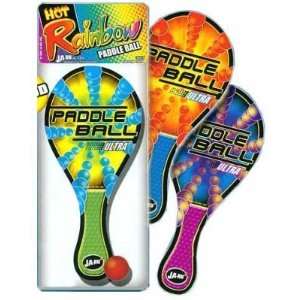  Paddle & Ball Wood Neon, 5 X 13 (6 Pack) Health 
