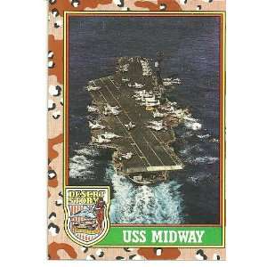  Desert Storm USS MIDWAY Card #56 