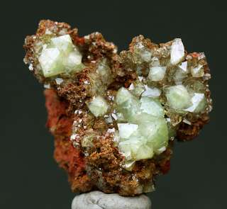 RARE ADAMITE Gemmy Crystal Cluster Mineral Specimen Matrix MAPIMI MINE 
