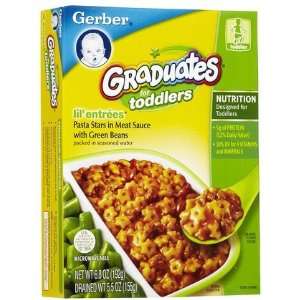  Gerber Lil Entrees Pasta Stars with Meat Sauce and Green 