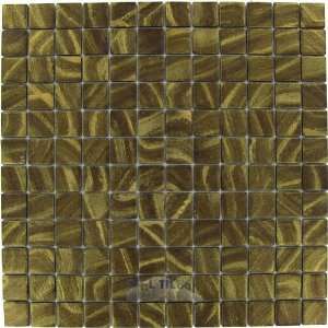  Arts collection 1 x 1 recycled glass tile on 12 1/2 x 