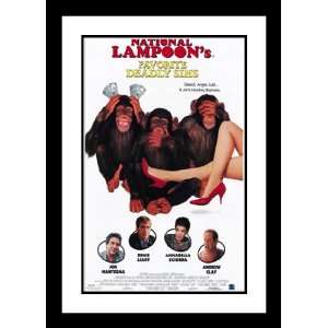  National Lampoon Deadly Sins 20x26 Framed and Double 