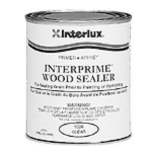 Interlux Inter Prime Wood Sealer Clear Quart  Sports 