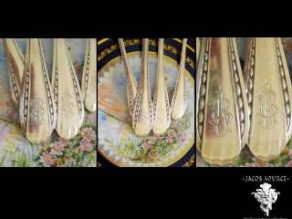 Antique French Sterling Silver Flatware Set 95/PS  