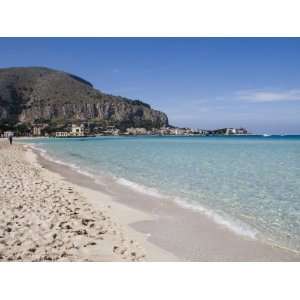  Beach, Mondello, Palermo, Sicily, Italy, Mediterranean 