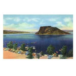  Elephant Butte Lake, New Mexico, View of the Boat Landing 