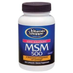 Vitamin Shoppe   Msm, 500 mg, 100 capsules