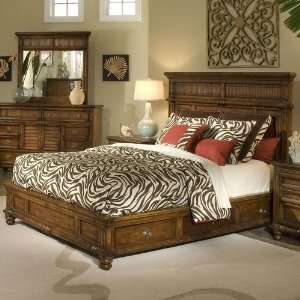  AICO Platform Bed Tides in Bungalow Brown AI 860 1 36 