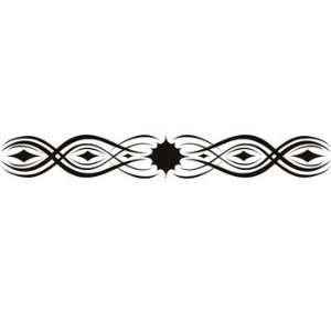    Tribal Design No. 1 Arm Band Temporary Tattoo 1.5x9 Beauty