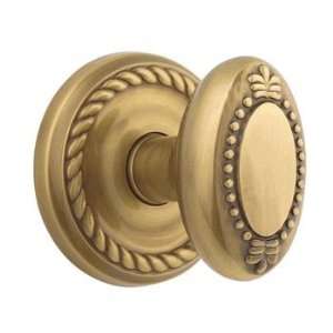 Emtek BE US7 French Antique Beaded Egg Passage Knob with Your Choice 