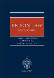 Prison Law, (0199211019), Tim Owen, Textbooks   