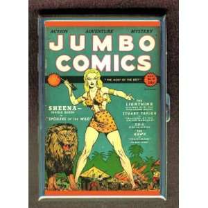 JUMBO COMICS SHEENA SEXY ID Holder, Cigarette Case or Wallet MADE IN 