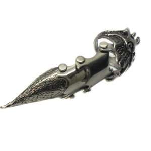   Gothic pewter metal Punk Finger Ring 019 Armor Claw Toys & Games