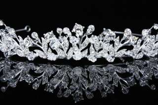 Bridal Wedding Swarovski Crystal Crown Tiara V715  