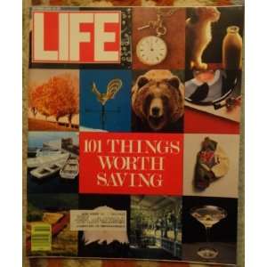   , 1989   Cover 101 Things Worth Saving Editor Henry Luce Books