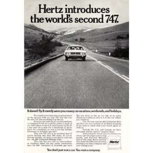  Print Ad 1970 Hertz Hertz Books