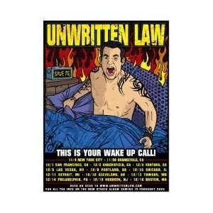 UNWRITTEN LAW   Limited Edition Concert Poster   by Gregg Gordon