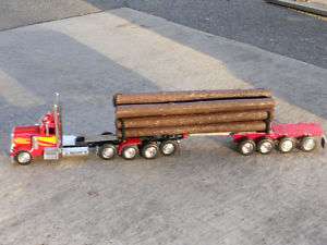 Peterbilt Logging truck LOGZILLA custom Logger MUST SEE  