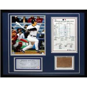  2005 Opening Day Hideki Matsui Home Run Dirt Collage 