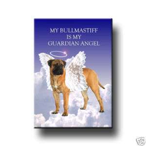BULLMASTIFF Guardian Angel FRIDGE MAGNET No 1 DOG  