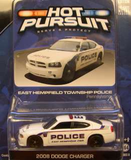   PURSUIT SERIES #8 EAST HEMPFIELD PA WHITE 2008 DODGE CHARGER  