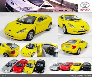 Toyota Celica 134 5 Color selection Diecast Mini Cars Kinsmart Toys 