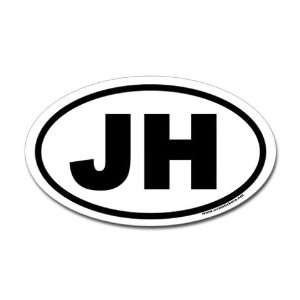  Jackson Hole, WY v3 Hole Oval Sticker by  