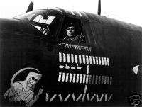 WWII Photo, WW2 Nose Art, Grim Reaper, A 20 USAAF  