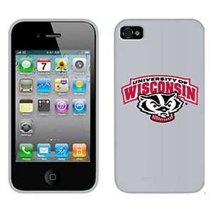  University of Wisconsin Mascot Head on Verizon iPhone 4 
