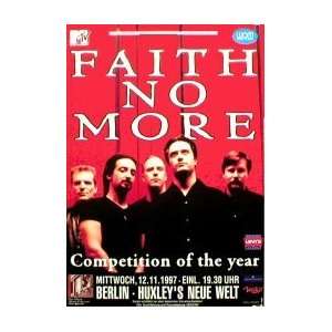 FAITH NO MORE Berlin 11th November 1997 Music Poster 
