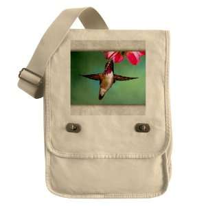   Messenger Field Bag Khaki Male Calliope Hummingbird 