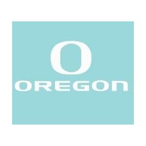 University Of Oregon   Oregon Ducks  Die cut decal 8 WHITE   Vinyl 