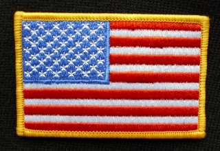 UNITED STATES USA AMERICA BIKER ARMY FLAG PATCH IRON ON  