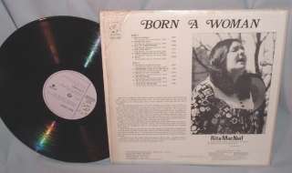 LP RITA MACNEIL Born A Woman BOOT 1ST LP CANADA NRMT  