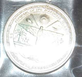 1988 $5 Coin Launch of Space Shuttle Discovery Commemorative Medal 