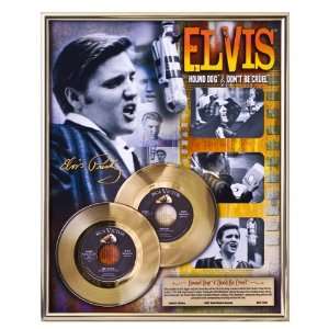   Gold Record Hound Dog/DonT Be Cruel Elvis Presley Collectibles