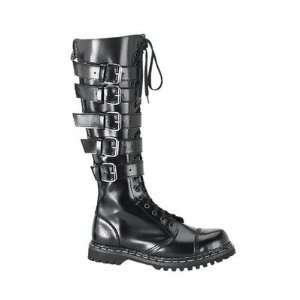    Demonia GRA20/B/LE Mens Gravel 20 Boots in Black Leather Baby