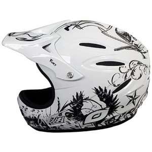   Neal Fury Mens Bike Sports BMX Helmet   White / Large Automotive
