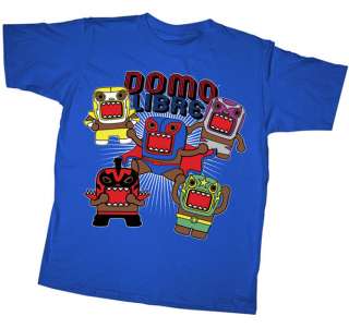 DOMO KUN FS T Shirt Tee NEW Anime Libre BLUE (Youth S)  