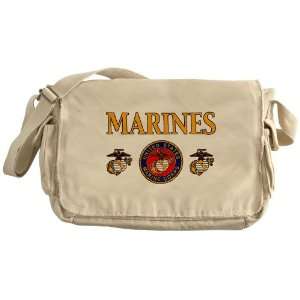   Messenger Bag Marines United States Marine Corps Seal 
