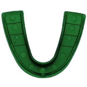   Mouthguards W/O Strap GREEN ADULT (ONE MOUTHGUARD)